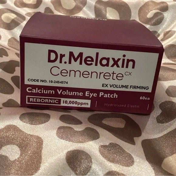 Dr Melaxin Cemenrete Calcium Volume Eye Patches - BRAND NEW & SEALED - Picture 1 of 7